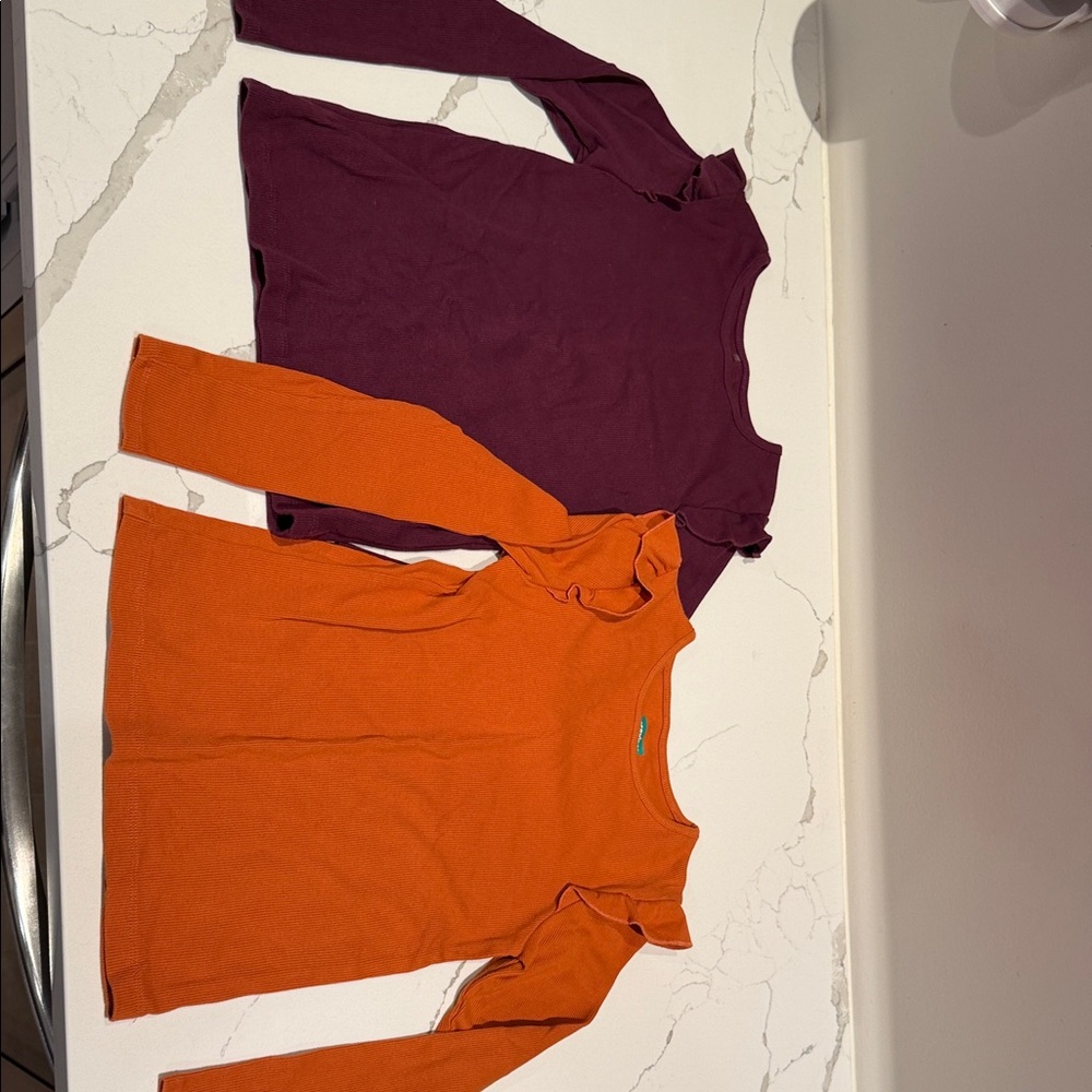 Vibrant Long Sleeve Tops Set